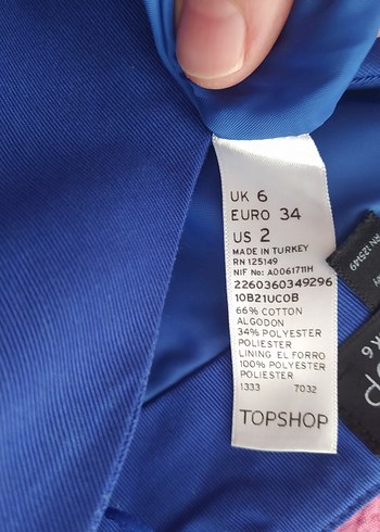 Mavi Drapeli Straplez Midi Elbise - Görsel 4