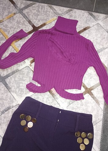 m Beden mor Renk Vinegar Doppio JJBA Costume Cosplay