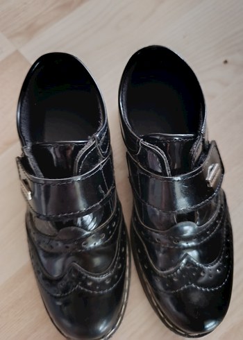 Klasik Siyah Tokalı Erkek Çocuk Ayakkabısı - Görsel 5