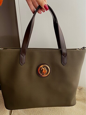 U.S. Polo Assn kol çantası yeşil