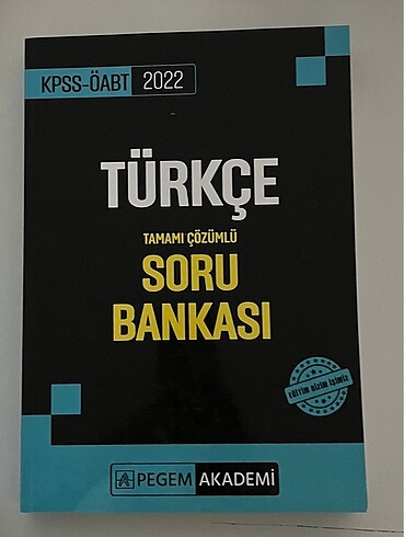 KPSS ÖABT TÜRKÇE SORU BANKASI
