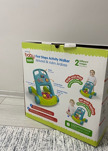 Aktiviteli İlk Adım Arabası Bebek Yürüteci