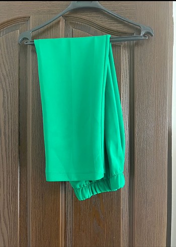 Yeşil Kuşaklı Uzun Hamile Ceketi - Görsel 2