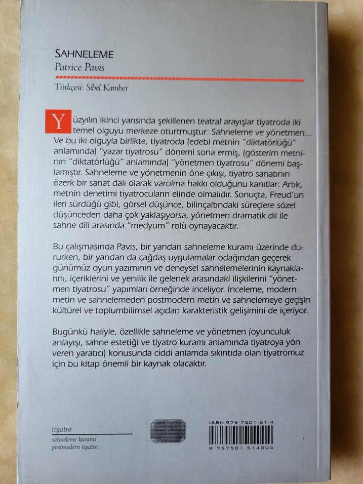 Sahneleme - Patrice Pavis - Görsel 3