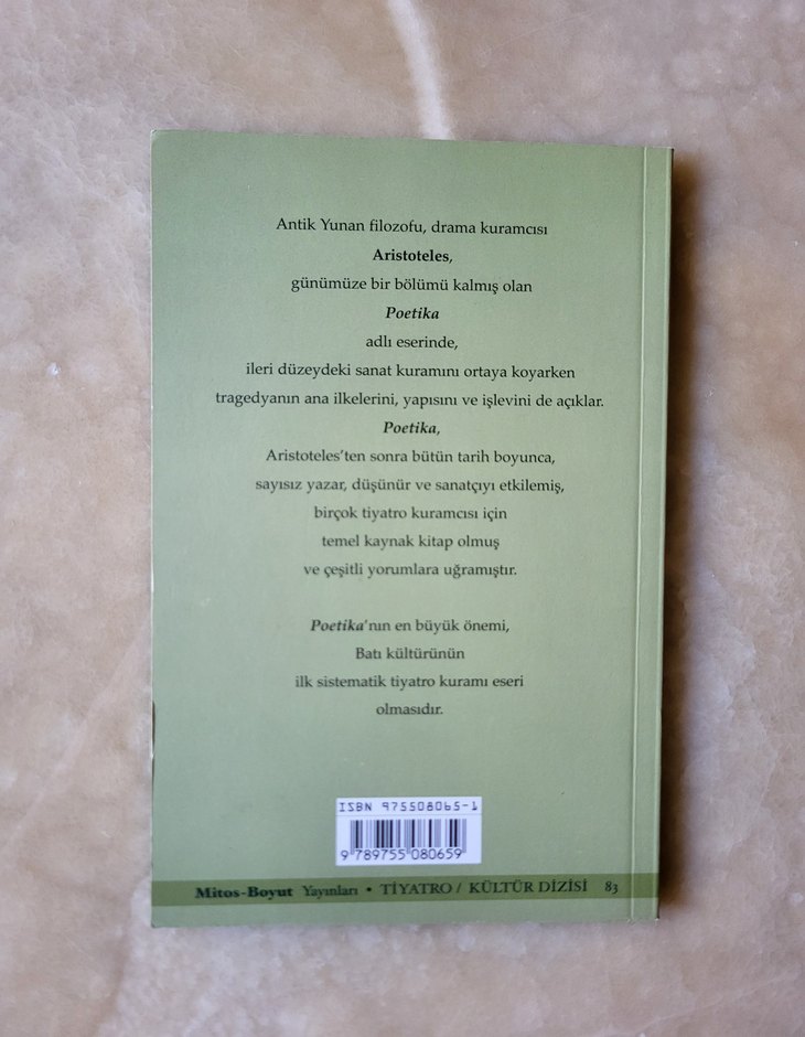 Aristoteles - Poetika - Görsel 2