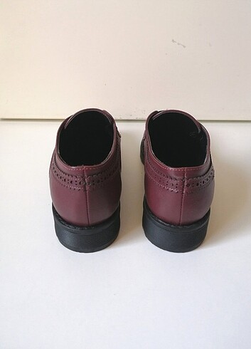 Divarese Bordo Cilt Oxford Ayakkabı  - Görsel 5
