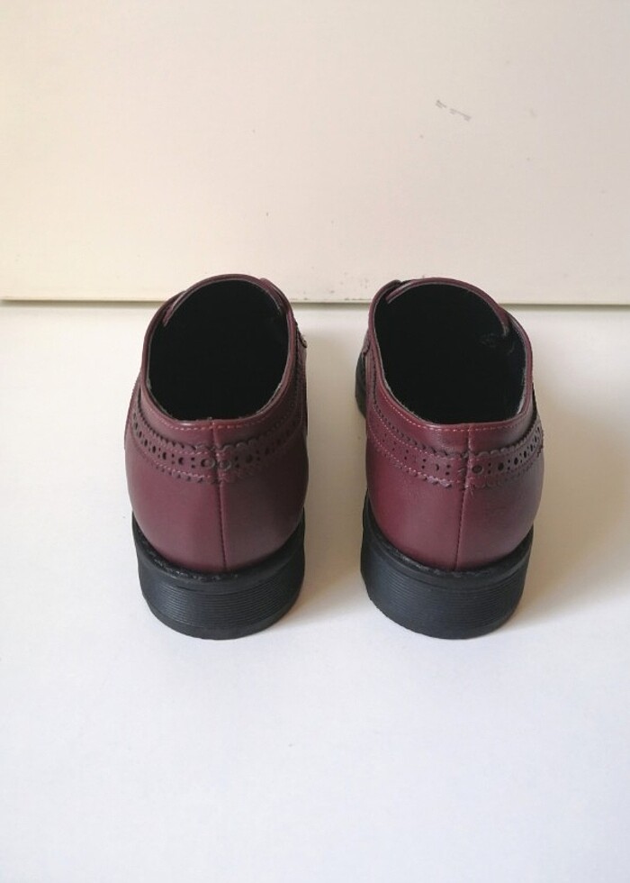 Divarese Bordo Cilt Oxford Ayakkabı  - Görsel 5