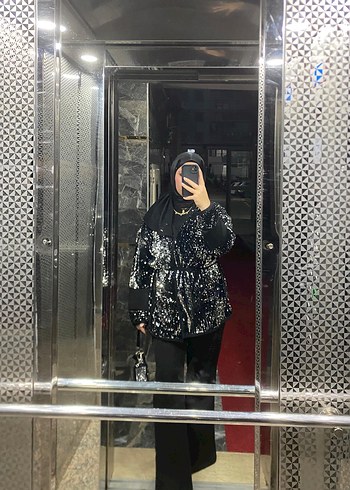 Kadın Gri Parlak Yılan Desenli Midi Kimono - Görsel 3