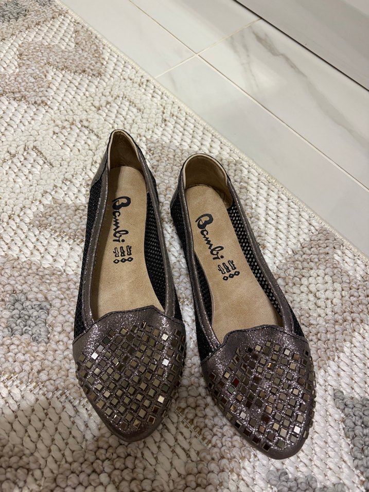 Gri Blok Topuklu Kadın Günlük Ayakkabı - Görsel 4