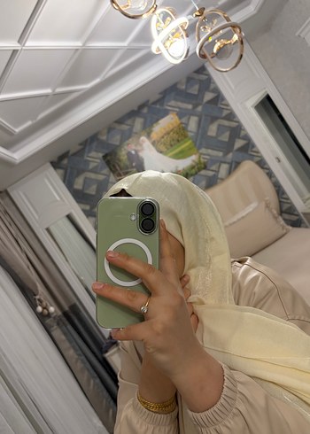 Drapeli Camel Renkli Kadın Şal - Görsel 10