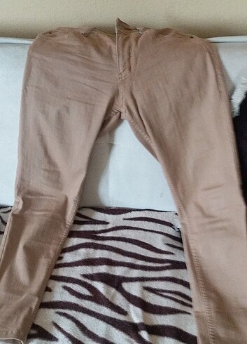 xl Beden Camel jean pantolon