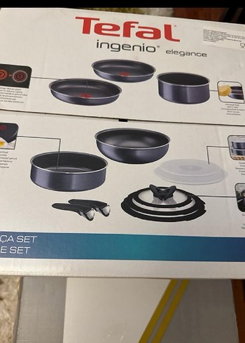 Tefal Tefal Ingenio Elegance 12 Parça siyah Tencere Seti