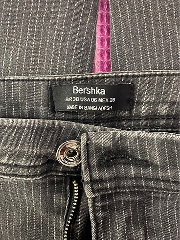 Bershka çizgili pantolon