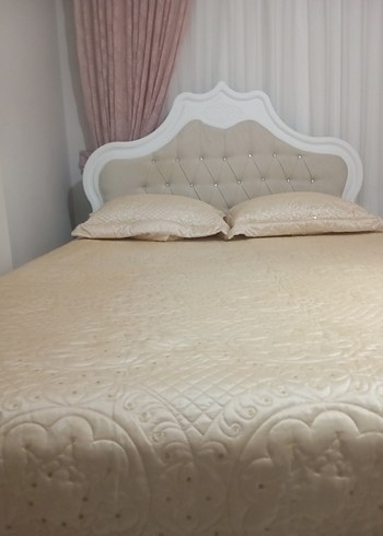 Beyaz Düz Desen Yatak Örtüsü - Görsel 2