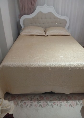 Beyaz Düz Desen Yatak Örtüsü - Görsel 7