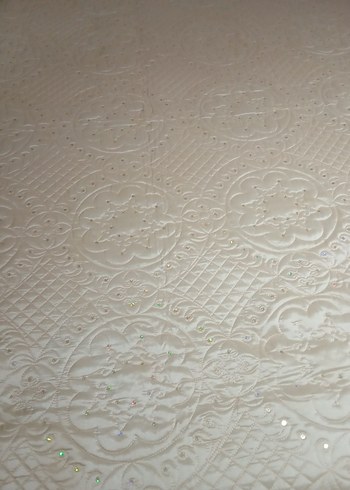 Beyaz Düz Desen Yatak Örtüsü - Görsel 5