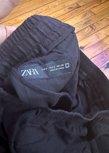 Zara Zara Keten Pantolon