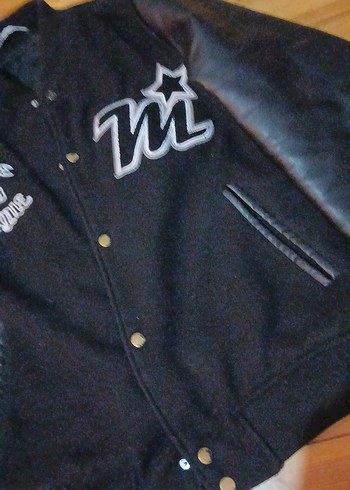 Erkek Deri Siyah Rock Punk Ceket - Görsel 4