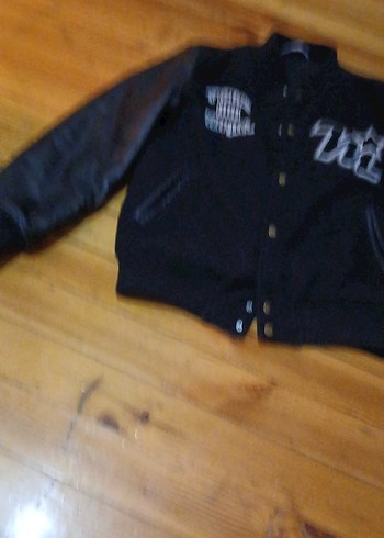 Erkek Deri Siyah Rock Punk Ceket - Görsel 2