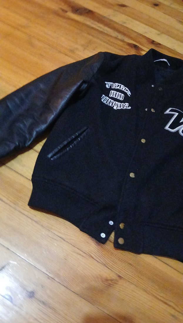 Erkek Deri Siyah Rock Punk Ceket - Görsel 3