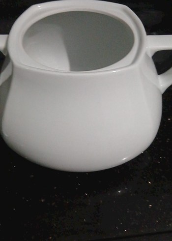 Beyaz porselen  çorba sunumluk - Görsel 5