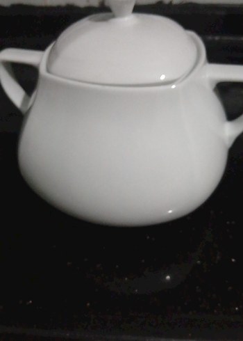 Beyaz porselen  çorba sunumluk - Görsel 2