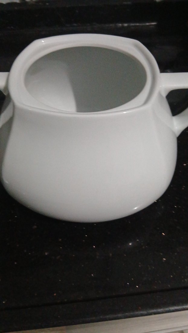 Beyaz porselen  çorba sunumluk - Görsel 5