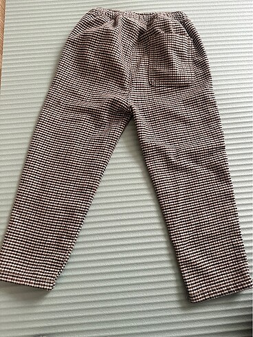 4 Yaş Beden Ekose pantalon