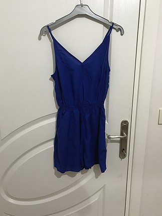 H&M H&M Lacivert Kısa tulum