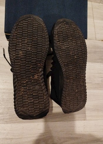 39 Beden Siyah Bağcıklı Stiletto Topuklu Spor Ayakkabı
