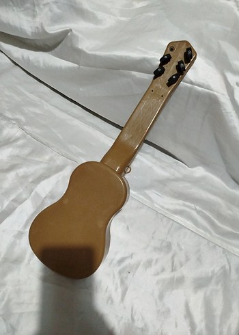 Beden Renkli Unicorn Desenli Çocuk Gitarı