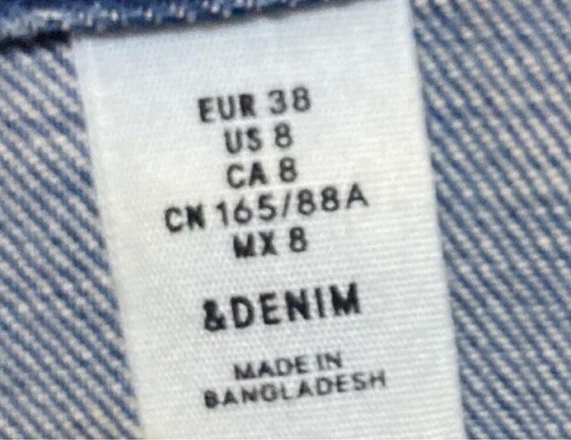 38 Beden mavi Renk Kadın kot ceket