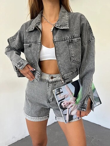 Diğer Denim kot ceket