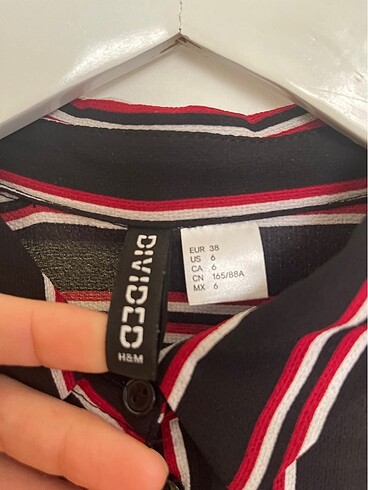 m Beden lacivert Renk H&M gömlek elbise