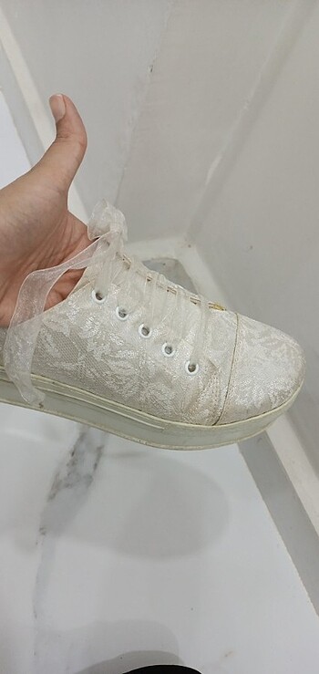 38 Beden Converse gelinlik ayakkabısı 