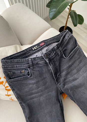 30 Beden Erkek Siyah Kot Pantolon