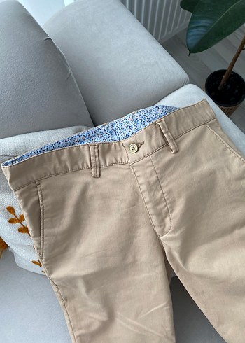 Diğer Erkek Bej Regular Fit Pamuk Erkek Kumaş Pantolon