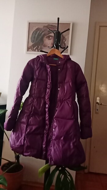 Orijinal Benetton Kaz Tüyü Mont 