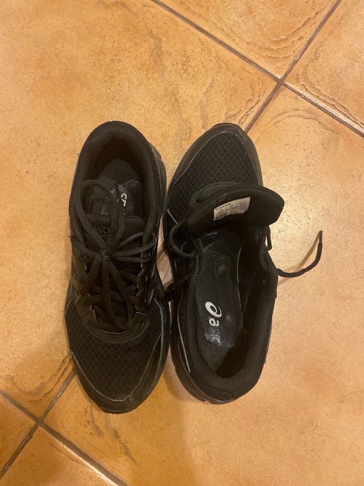 Siyah Kadın Spor Ayakkabı Velcro Bağcıklı - Görsel 4