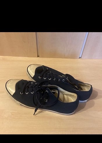 Kadın Mavi Orijinal Lacoste Spor Ayakkabı - Görsel 4