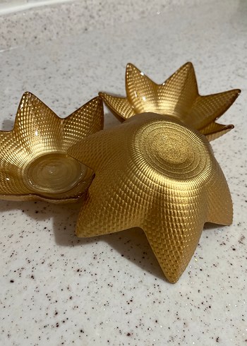 Altın Renkli İşlemeli Bohem çerezlik - Görsel 2