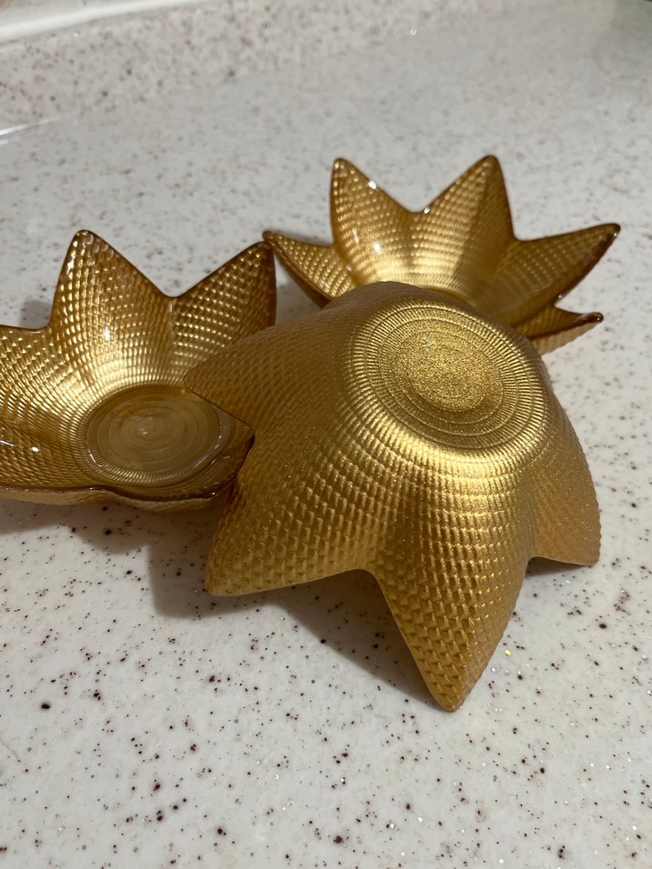 Altın Renkli İşlemeli Bohem çerezlik - Görsel 2