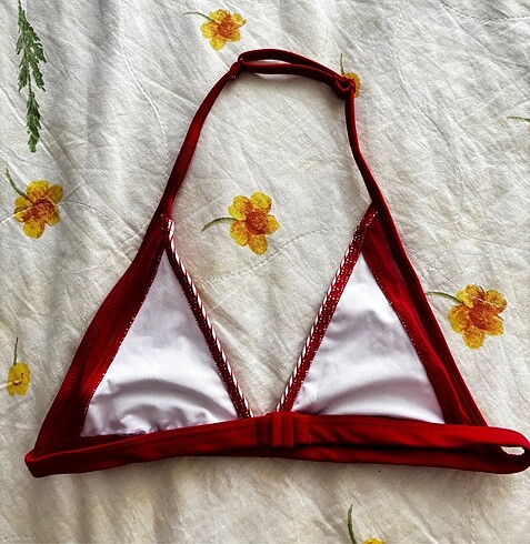 10 Yaş Beden kırmızı Renk Kız çocuk bikini
