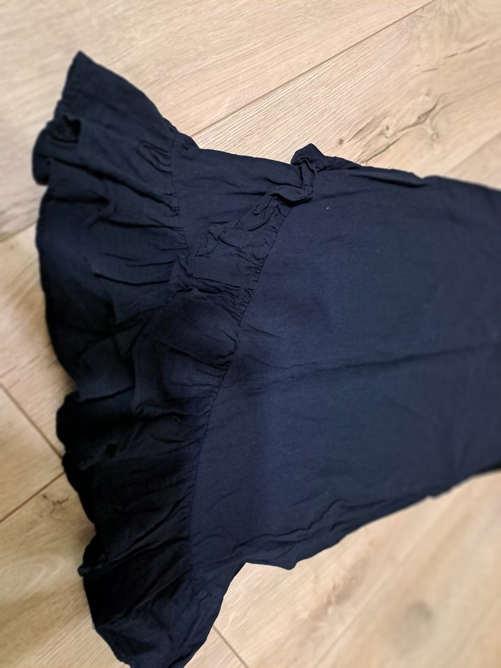 diz hizası Lacivert Elbisesi - Görsel 2