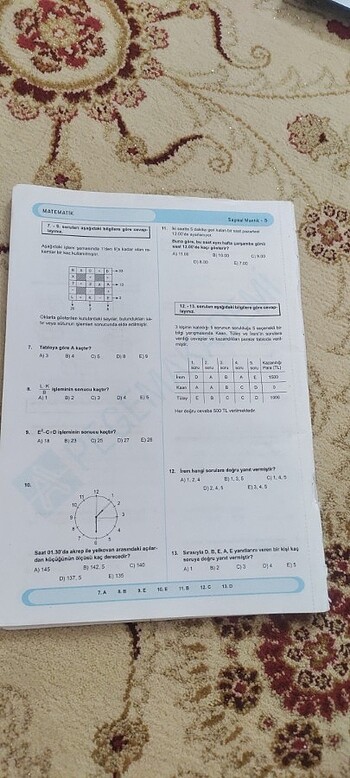  Beden İlk 10 test çözülmüş 