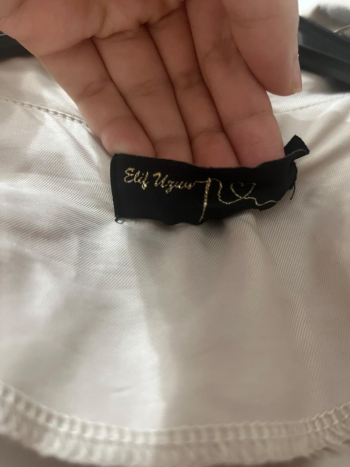 Bej Uzun Kadın Trençkot - Görsel 4