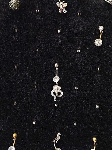 Diğer Gumus Kobra Yilan Piercing