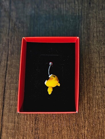 Sari karakterli Gumus Gobek Piercing