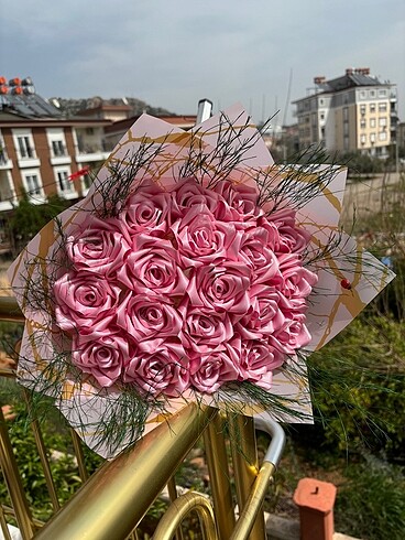 Beden Renk Pembe solmayan gül