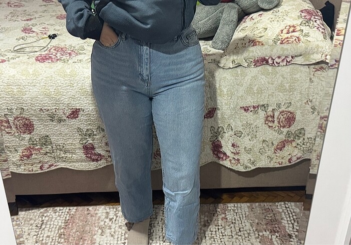 Trendyol & Milla Trendyolmilla Açık mavi yüksek bel mom jeans